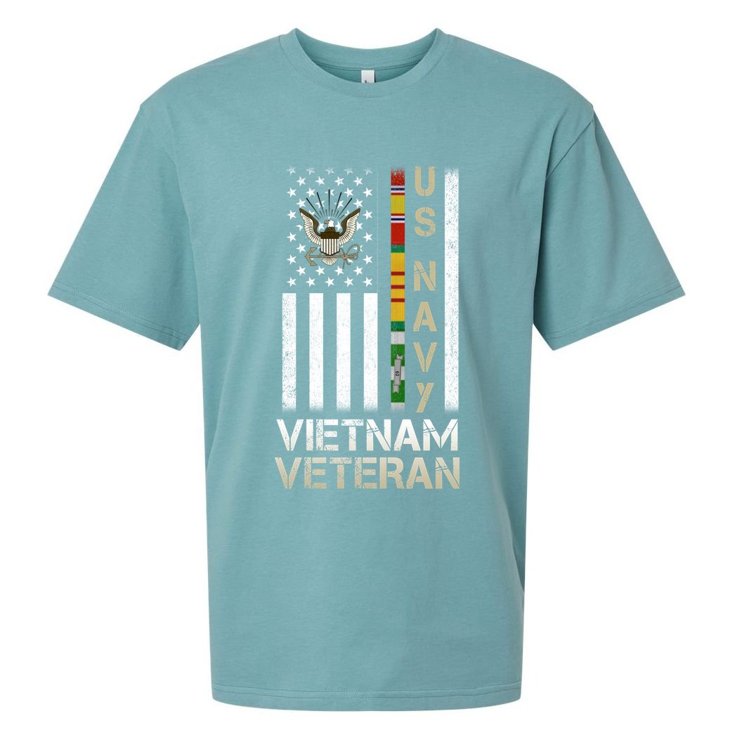 Na Vy Vietnam Veteran Grandpa Veterans Day Sueded Cloud Jersey T-Shirt