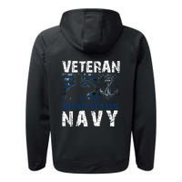 Na Vy Veteran US Flag Vintage Patriotic America Gift Performance Fleece Hoodie