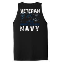 Na Vy Veteran US Flag Vintage Patriotic America Gift PosiCharge Competitor Tank