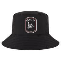 No Victory Without Sacrifice Send It Skeleton Hand Cool Comfort Performance Bucket Hat