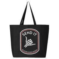 No Victory Without Sacrifice Send It Skeleton Hand 25L Jumbo Tote