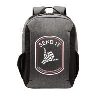 No Victory Without Sacrifice Send It Skeleton Hand Vector Backpack