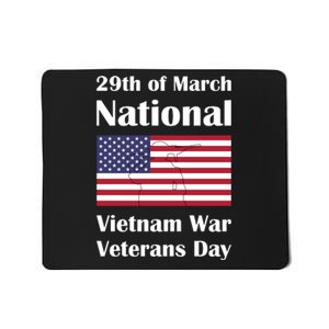 National Vietnam War Veterans Day Commemoration Mousepad