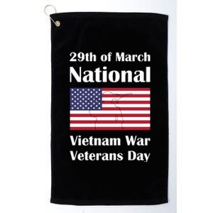 National Vietnam War Veterans Day Commemoration Platinum Collection Golf Towel