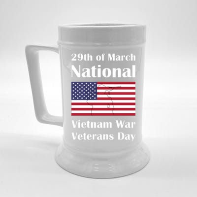 National Vietnam War Veterans Day Commemoration Beer Stein