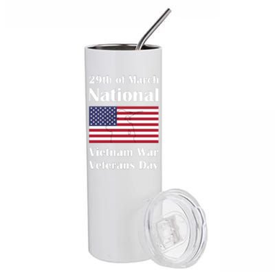 National Vietnam War Veterans Day Commemoration Stainless Steel Tumbler