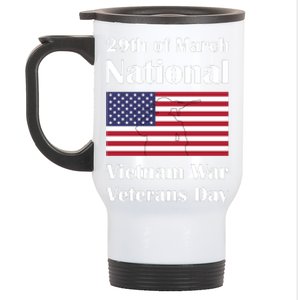 National Vietnam War Veterans Day Commemoration Stainless Steel Travel Mug