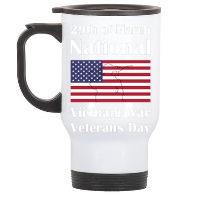 National Vietnam War Veterans Day Commemoration Stainless Steel Travel Mug