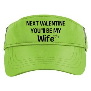 Next Valentine You'll Be My Wife Gift Valentine Gift Adult Drive Performance Visor