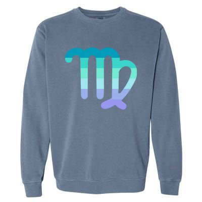 Neptunic Virgo Zodiac Sign Neptunic Pride Flag Funny Gift Garment-Dyed Sweatshirt