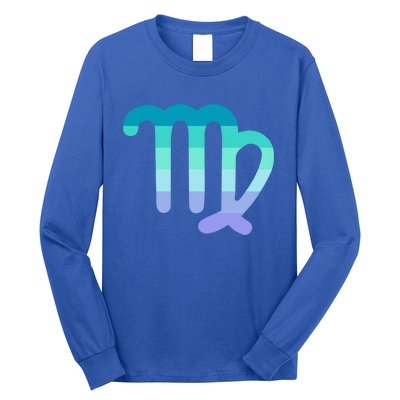 Neptunic Virgo Zodiac Sign Neptunic Pride Flag Funny Gift Long Sleeve Shirt