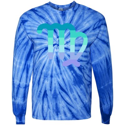 Neptunic Virgo Zodiac Sign Neptunic Pride Flag Funny Gift Tie-Dye Long Sleeve Shirt