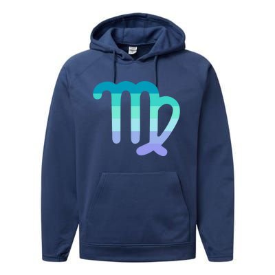 Neptunic Virgo Zodiac Sign Neptunic Pride Flag Funny Gift Performance Fleece Hoodie