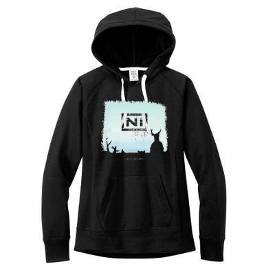 Ni With Antlers Women's Fleece Hoodie