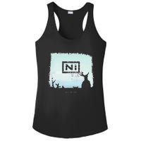 Ni With Antlers Ladies PosiCharge Competitor Racerback Tank