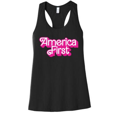 Natalie Winters America First Women's Racerback Tank