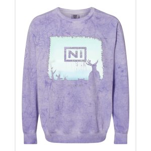 Ni With Antlers Colorblast Crewneck Sweatshirt