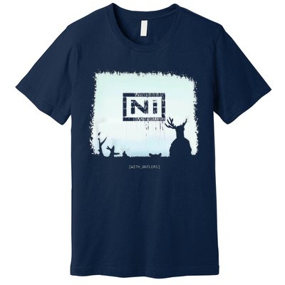 Ni With Antlers Premium T-Shirt