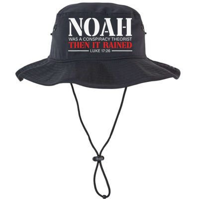 Noah Was A Conspiracy Theorist Then It Rained Bucket Hat