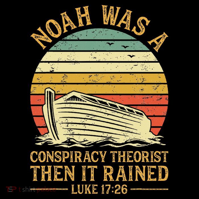 Noah Was A Conspiracy Theorist Then It Rained Christian Pom Pom 12in Knit Beanie