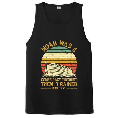 Noah Was A Conspiracy Theorist Then It Rained Christian PosiCharge Competitor Tank