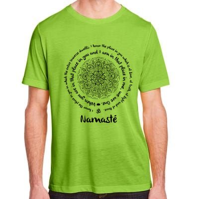 NAMASTE WE ARE ONE Meditation Sayings Mandala Yoga Gift Adult ChromaSoft Performance T-Shirt