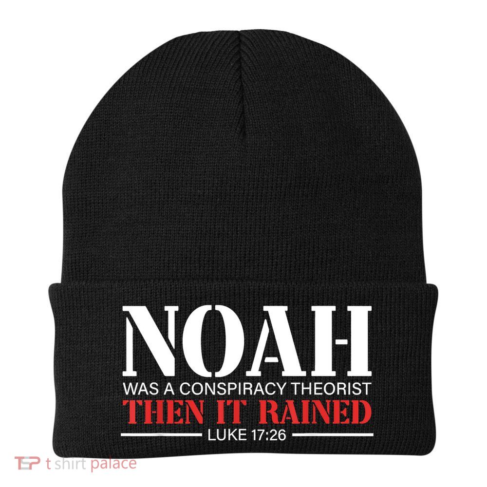 Noah Was A Conspiracy Theorist Then It Rained Beanie