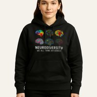 Neurodiversity We All Think Differently Brain Autism Hoodie