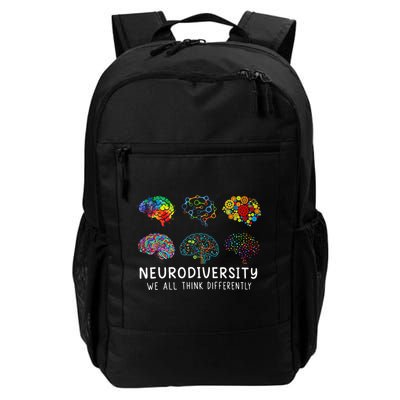 Neurodiversity We All Think Differently Brain Autism Backpack