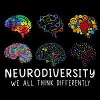 Neurodiversity We All Think Differently Brain Autism Tall Sweatshirt