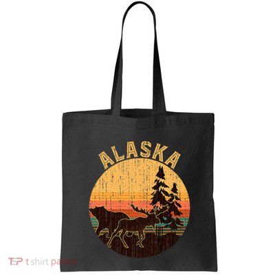 Nature Willdife Bear Moose Alaskan Animal Forest Alaska Bag