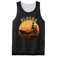 Nature Willdife Bear Moose Alaskan Animal Forest Alaska Mesh Reversible Basketball Jersey Tank