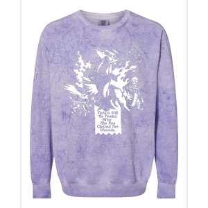 Nature Will Be Healed After She Has Cleaned Her Wounds Colorblast Crewneck Sweatshirt