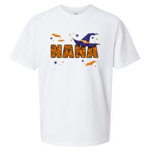 Nana Witch Cute Grandma Nana Halloween Costume Funny Sueded Cloud Jersey T-Shirt