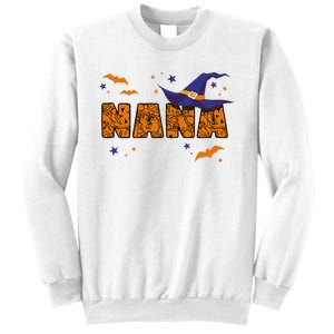 Nana Witch Cute Grandma Nana Halloween Costume Funny Sweatshirt