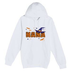 Nana Witch Cute Grandma Nana Halloween Costume Funny Premium Pullover Hoodie