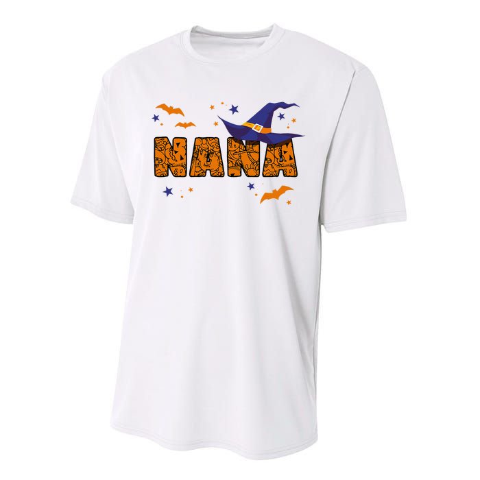 Nana Witch Cute Grandma Nana Halloween Costume Funny Performance Sprint T-Shirt