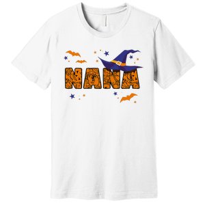 Nana Witch Cute Grandma Nana Halloween Costume Funny Premium T-Shirt