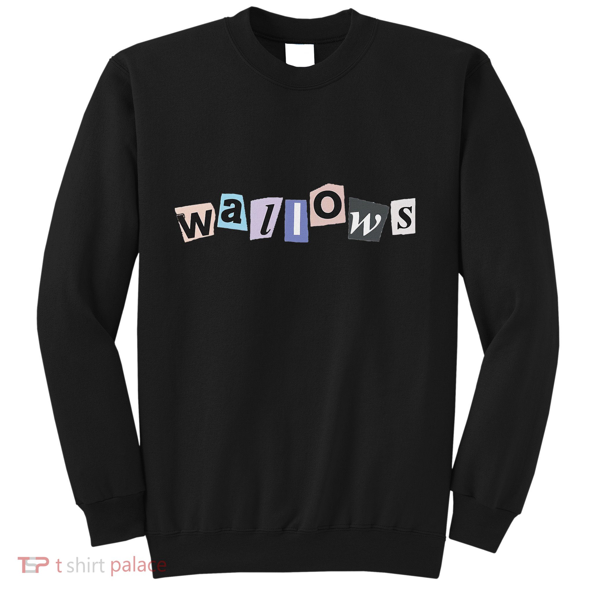 Name Wallow Collage Text Sweatshirt