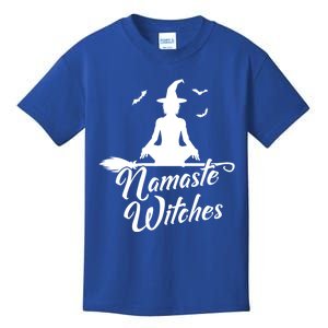 Namaste Witches Cute Halloween Yoga Cool Gift Kids T-Shirt