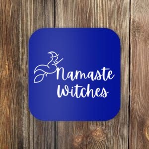 Namaste Witches Cute Halloween Yoga Gift Coaster