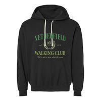 Netherfield Walking Club LetS Take A Turn About The Room Garment-Dyed Fleece Hoodie