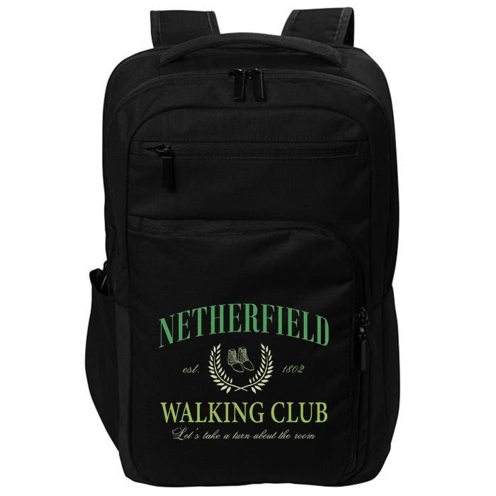 Netherfield Walking Club LetS Take A Turn About The Room Impact Tech Backpack