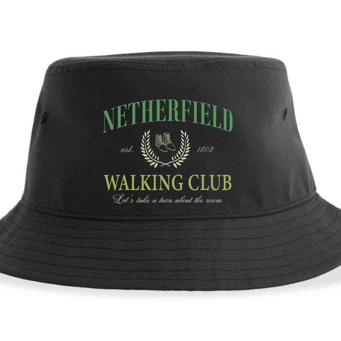 Netherfield Walking Club LetS Take A Turn About The Room Sustainable Bucket Hat