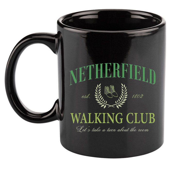 Netherfield Walking Club LetS Take A Turn About The Room 11oz C Handle Ceramic Mug