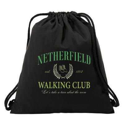 Netherfield Walking Club LetS Take A Turn About The Room Drawstring Bag