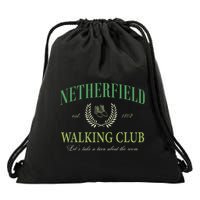 Netherfield Walking Club LetS Take A Turn About The Room Drawstring Bag