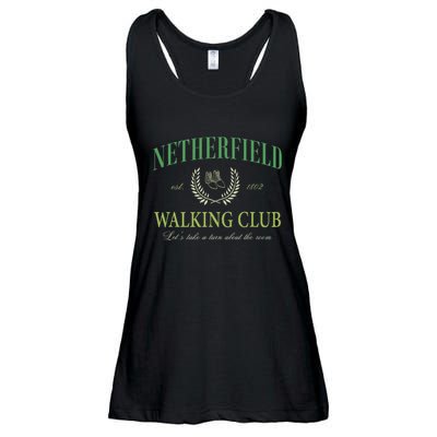 Netherfield Walking Club LetS Take A Turn About The Room Ladies Essential Flowy Tank
