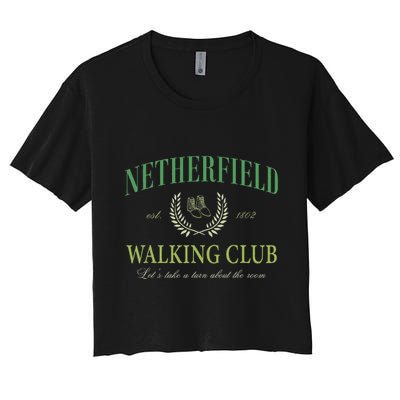 Netherfield Walking Club LetS Take A Turn About The Room Crop Top