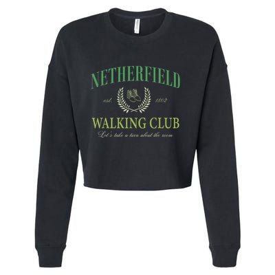 Netherfield Walking Club LetS Take A Turn About The Room Cropped Pullover Crew